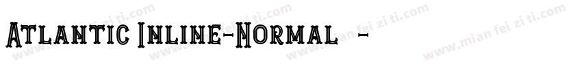 Atlantic Inline-Normal手机版字体转换
